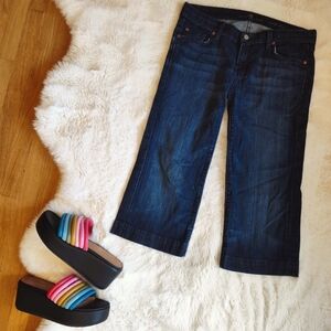 Y2K 7 for All Mankind Cropped Jeans Size 31 Dojo